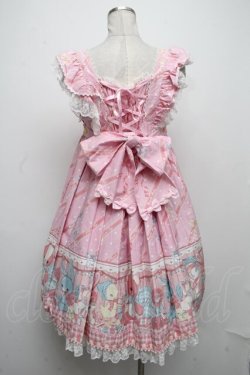 画像2: Angelic Pretty / MELODY TOYSハイウエストジャンパースカート  ピンク S-24-11-17-060-AP-OP-HR-ZS