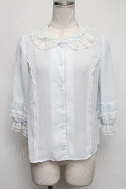 画像1: Angelic Pretty / ホイップDollブラウス  サックス S-24-11-17-028-AP-BL-HR-ZS