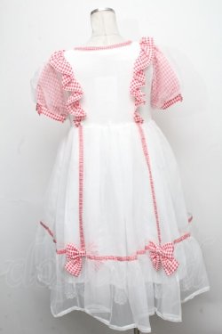 画像2: Angelic Pretty / ふんわりパフェワンピース  赤ｘ白 S-24-11-20-056-AP-OP-HR-ZS