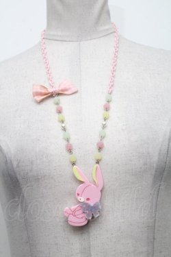 画像1: Angelic Pretty / BUNNY TOYネックレス  ピンク S-24-11-23-043-AP-AC-AS-ZS