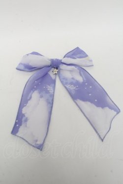 画像1: Angelic Pretty / Misty Skyリボンクリップ  ラベンダー S-24-11-23-005-AP-AC-HR-ZS