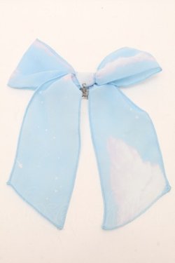 画像1: Angelic Pretty / Misty Skyリボンクリップ  サックス S-24-11-25-012-AP-AC-HR-ZS