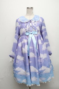 画像1: Angelic Pretty / Misty Sky Brilliant Colorワンピース  Aqua Symfony S-24-11-29-045-AP-OP-AS-ZS