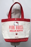 PINK HOUSE / Hello Kittyトートバッグ  赤 S-24-12-04-009-LO-BG-AS-ZS