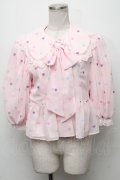 Angelic Pretty / Candy Petit Heartハイウエストブラウス  ピンク S-24-12-04-027-AP-BL-AS-ZS