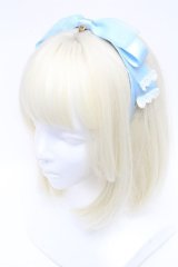 Angelic Pretty / SheerドットMichelleカチューシャ  サックス S-24-12-04-005-AP-AC-AS-ZS