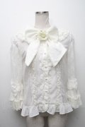 Angelic Pretty / 夢みる舞踏会ブラウス  白 S-24-12-06-070-AP-BL-AS-ZS