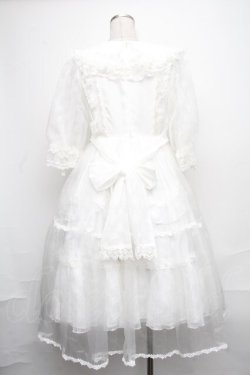 画像2: Angelic Pretty / Happy Humming Bunnyワンピースセット  白 S-24-12-08-056-AP-OP-AS-ZS