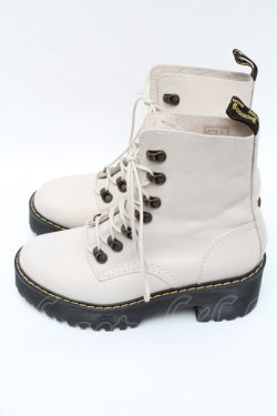 画像2: Dr.Martens （Getta Grip） / LEONA厚底ヒールブーツ UK5 ベージュ S-24-12-08-007-PU-SH-AS-ZS