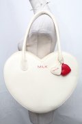 MILK / ハートBAG  オフ S-24-12-09-016-ML-BG-HR-ZS