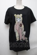 HEIHEI / テディベアTシャツ XL 黒 S-24-12-17-022-PU-TS-AS-ZS