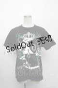 SEX POT ReVeNGe / King Bear プリントTシャツ  黒 S-24-12-20-033-SP-TS-AS-ZS