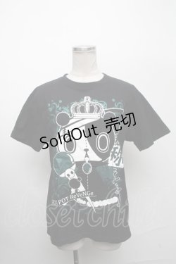 画像1: SEX POT ReVeNGe / King Bear プリントTシャツ  黒 S-24-12-20-033-SP-TS-AS-ZS