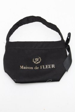 画像1: Maison de FLEUR / 10thノベルティミニトートバッグ  黒 S-24-12-23-016-LO-BG-AS-ZT433