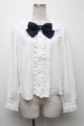 Re;sume / Moon Phases Blouse  白 S-24-12-29-021-EL-TO-AS-ZS