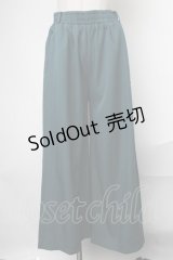 NieR Clothing / ワイドパンツ  グリーン S-25-01-05-074-PU-PA-AS-ZS