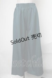 NieR Clothing / ワイドパンツ  グリーン S-25-01-05-074-PU-PA-AS-ZS