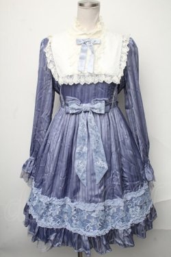 画像1: Angelic Pretty / イノセントLadyワンピース  ブルー S-25-01-17-061-AP-OP-AS-ZS