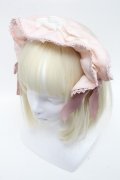 axes femme kawaii / ドットチュールフリルカチューシャ  ピンク S-25-01-19-005-AX-AC-HR-ZS