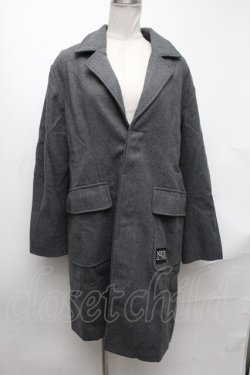 画像1: NieR Clothing / チェスターコート  グレー S-25-01-22-053-PU-CO-AS-ZS