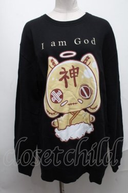 画像1: NieR Clothing / 神様Nierちゃんスウェット  黒 S-25-01-22-040-PU-TO-AS-ZS