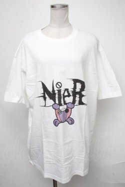 画像1: NieR Clothing / ちゃむちゃむTシャツ  白 S-25-01-23-023-PU-TO-AS-ZS