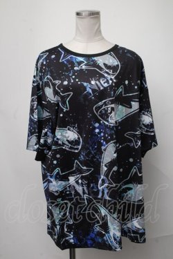 画像1: NieR Clothing / 転写総柄カットソー   S-25-01-23-041-PU-TO-AS-ZS