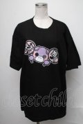 NieR Clothing / ちゃむちゃむ推しTシャツ  黒 S-25-01-23-048-PU-TO-AS-ZS