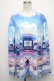 画像1: NieR Clothing / 転写Tシャツ  ブルー S-25-01-27-058-PU-TS-HR-ZS (1)