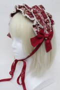 metamorphose / 花柄ヘッドドレス  ワイン S-25-01-28-009-ME-AC-AS-ZS