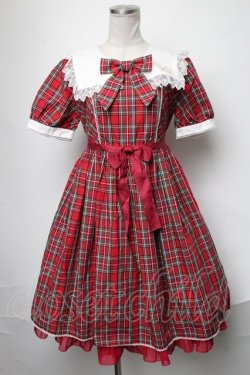 画像1: Angelic Pretty / Campusワンピース  赤 S-25-02-05-045-AP-OP-AS-ZS