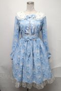 Angelic Pretty / 雪のガラスドームワンピース  サックス S-25-02-11-049-AP-OP-HR-ZS