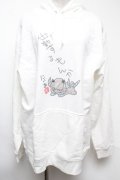 NieR Clothing / プリントパーカー  白 S-25-02-17-003-PU-TO-AS-ZS