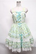 Angelic Pretty / Flower Vacationジャンパースカート  ミント S-25-02-19-059-AP-OP-HR-ZS