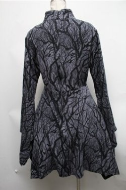 画像2: KILL STAR / WOODLAND WITCH COLLAR DRESS　ワンピース  グレー S-25-02-19-044-SL-OP-HR-ZS