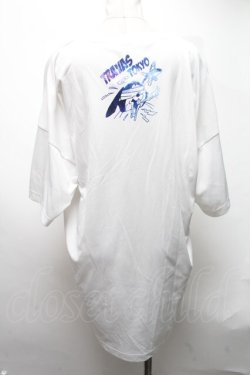 画像2: TRAVAS TOKYO / Sickly bunny BIG tee  白 S-25-03-13-034-PU-BL-HR-ZS