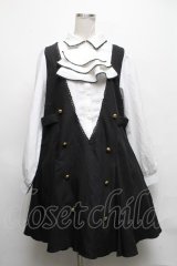 Favorite / 凜々蝶 カルタ 制服長袖ワンピース  黒ｘ白 S-25-03-22-057-LO-OP-HR-ZS