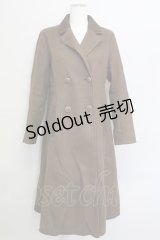 axes femme / COATクラシックロングコート M 茶 T-24-02-25-006-AX-CO-SZ-ZI