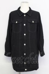 MILKBOY / BIRD CHECK JACKET - 黒 T-24-03-03-011-MB-JA-SZ-ZT-C021