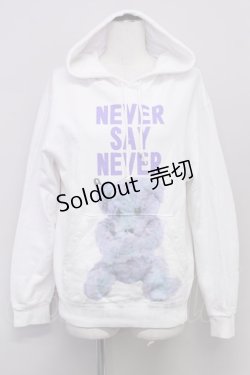 画像1: MILKBOY / NEVER SAY NEVERパーカー  オフ T-24-03-16-008-MB-TO-UT-ZT309