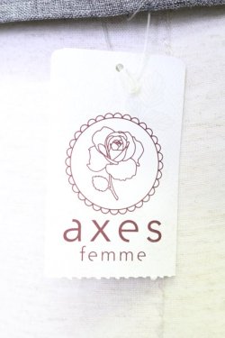 画像5: axes femme / スカラップ刺繍袖ブルゾン M グレー T-24-06-13-004-AX-TO-SZ-ZT275