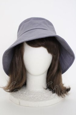 画像1: axes femme / リボン付つば広UVHAT  ブルー T-24-07-23-026-AX-AC-WD-ZT335