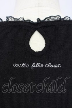 画像3: mille fille closet by LODISPOTTO / 七分袖ニット M 黒 T-24-09-18-022-LO-TO-SZ-ZT369