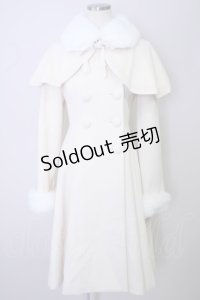 Mary Magdalene / COAT ケープ付きミディコート  オフ T-24-11-13-016-CL-CO-UT-ZT