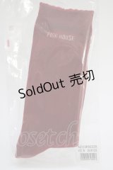 PINK HOUSE / ロゴソックス  赤 T-24-11-27-048-LO-ZA-SA-ZT