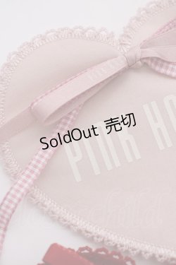 画像4: PINK HOUSE / ロゴハートワッペンセット  ピンクＸ赤 T-24-11-27-018-LO-ZA-SA-ZT