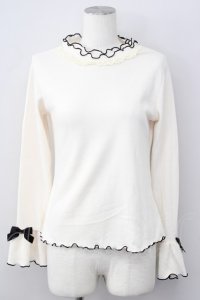 axes femme / ハイネックニット M アイボリー T-24-12-26-002-AX-TO-SZ-ZT