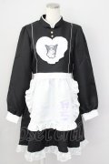 LOLITAその他(お買取対象外) / サンリオナース風ワンピース M 黒 T-25-01-19-025-LO-SK-HD-ZI