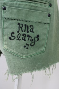 画像3: RNA / 後ろポケット刺繍入りショートパンツ M グリーン T-25-01-26-028-PU-PA-SA-ZT