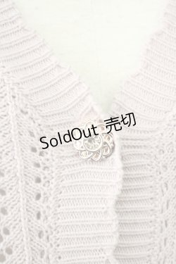 画像4: axes femme POETIQUE / ストロベリー刺繍ニットカーディガン M ピンク T-25-02-01-006-AX-TO-SZ-ZT